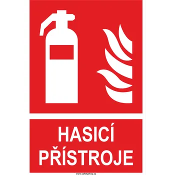 Značení Hasicí přístroje ISO 7010 samolepící vinylová fólie 200 x 150 mm