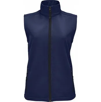 Dámská vesta Sol's Dámská softshellová vesta bodywarmer s fleecovou podšívkou Barva: modrá námořní, Velikost: XXL L02888
