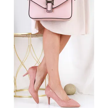 Dámské lodičky BALADA Semišové lodičky E4-20PI Velikost: 37