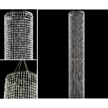 Svatební dekorace Závěsný diamantový lustr - 170 cm - krystal