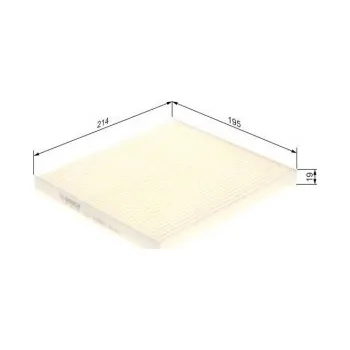 Kabinový filtr Kabinový filtr Toyota COROLLA limuzína (_E12_) Bosch - 1.4VVT-i, 1.6VVT-i