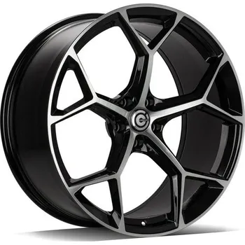 Alu kolo Carbonado Alu Kola Carbonado FANCY 9x20 5x112 ET30 Black Front Polished 66.6