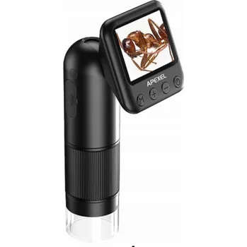 Digitální mikroskop Apexel Microscope 20-100x + LCD obrazovka 2.0 Fotografie a HD videa 1080p / Ms003