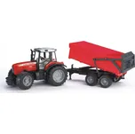 Maják Bruder 2045 Traktor Massey Ferguson 7480 s valníkem
