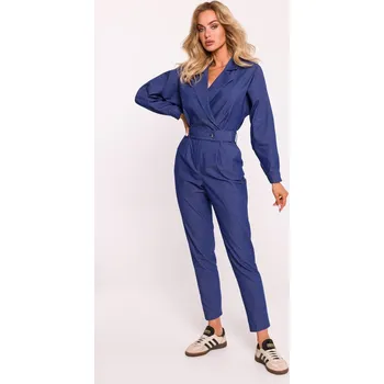 Dámský kostýmek Sportovní overal MOE M801 modrý EU velikost: S