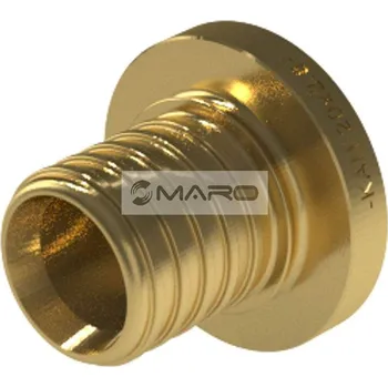 rozdělovač topení KAN-therm ultraLINE Zátka pro axiální lisování 14 mm, mosaz, 2509250000