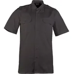 MIL-TEC® Košile SERVIS krátký rukáv na knoflíky ČERNÁ velikost: 3XL