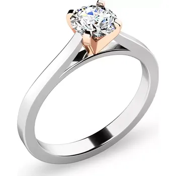 Oblečení a móda Zásnubní prsten bílé zlato 585/1000 přírodní diamant 0.90 ct G/SI ZP-10966-BCV-DIA velikost 62