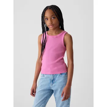 Dívčí tričko GAP Dětské žebrované tílko - Holky GAP růžová 2837020
