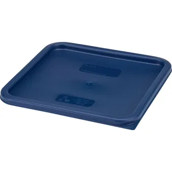 Dóza na potraviny Víko pro nádobu CamSquare společnosti CAMBRO, Cambro, pro nádoby o objemu 11,4 litru, 17,2 litru a 20,8 litru, tmavě modré, Tmavě modrá, 290x290x(H)15mm