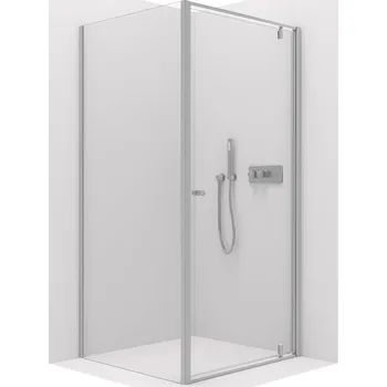 CERANO - Sprchový kout Ferri L/P - 6 mm - chrom, transparentní sklo - 90x100x195 cm - pivotový