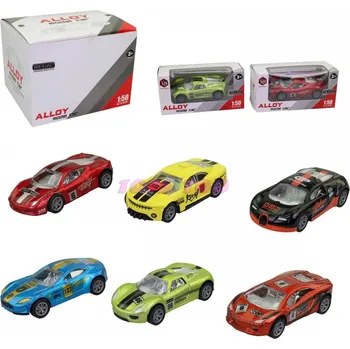 autíčko Auto závodní, kovové, 8 cm