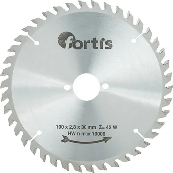Pilový kotouč Pilový kotouč hw 190 x 2,8 x 30 mm z42w fortis