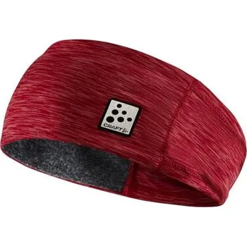 Sportovní čelenka CRAFT ADV Microfleece shaped headband , červená sportovní čelenka