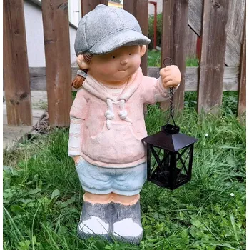 Zahradní dekorace Prodex Import Dívka s lucernou MG