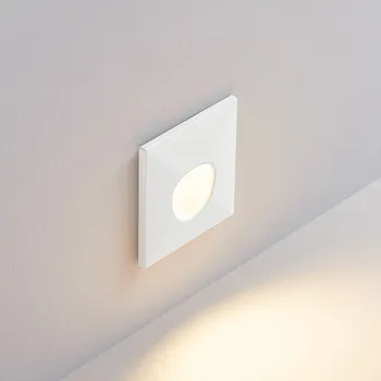 Lampička Molto Luce LED vestavné svítidlo Wall 68R Sina SQ, bílé, hliník, CCT Bílá / opál - Doprava zdarma