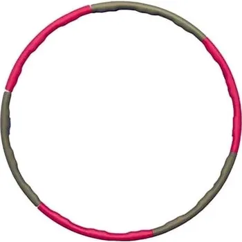 Rucanor Hula hoop weight obruč, černá/růžová