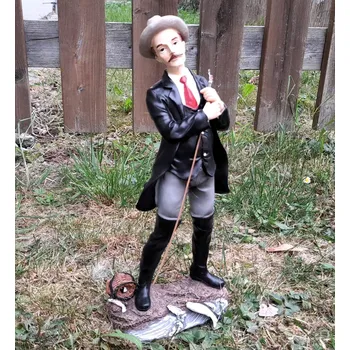 Zahradní dekorace Prodex Import Rybář s prutem velký