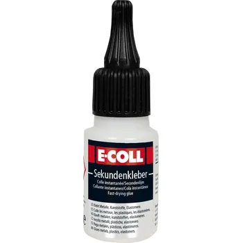 Průmyslové lepidlo Sekundové lepidlo 20g e-coll 4317784349215