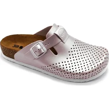 Pracovní obuv Leon Evridiki 4250 dámská zdravotní korková pracovní obuv perlová Velikost: 37