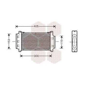Turbodmychadlo chladič turba VAN WEZEL 06004262