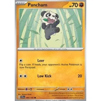 Sběratelská karetní hra Pokémon SCR 085/142 Pancham - Stellar Crown Stav: Near Mint, Verze: NORMAL