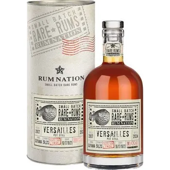 Whisky Rum Nation Versailles 2007-2024 Peated Whisky Cask 58,2% 0,7 l (tuba)