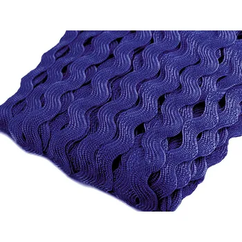 Hadovka - vlnovka šíře 5 mm, barva 19 modrá námořnická