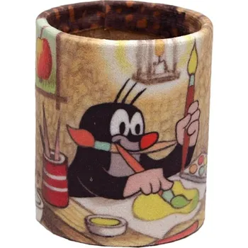 Hračka pro nejmenší Originální dětský stojánek na tužky Krteček maluje