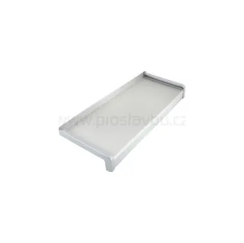 Parapet Parapet venkovní hliníkový tažený KLASIK PA6070 - 070 mm - 02 stříbrná