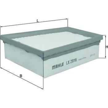 Vzduchový filtr Vzduchový filtr KNECHT LX 2916