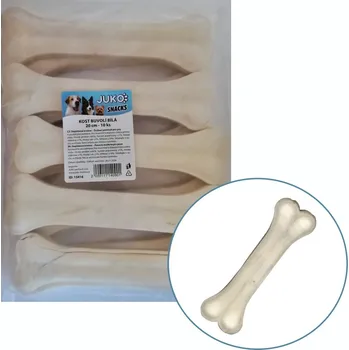 Pamlsek pro psa JUKO petfood s.r.o. Kost buvolí bílá JUKO Snacks 20 cm (10 ks)