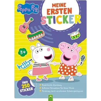 První čtění Peppa Pig - Meine ersten Sticker - Schwager & Steinlein Verlag
