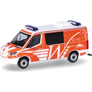 autíčko Mercedes-Benz Sprinter '18 Feuerwehr Wiesbaden / Hasiči 1:87 - Herpa Mercedes Sprinter Hasiči Wiesbaden - sběratelský model 1/87