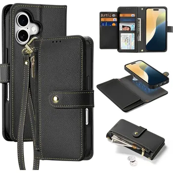 Pouzdro na mobilní telefon DUX 86748 DUX LAWA Ochranný kryt a peněženkové pouzdro 2v1 Apple iPhone 16 Plus černý