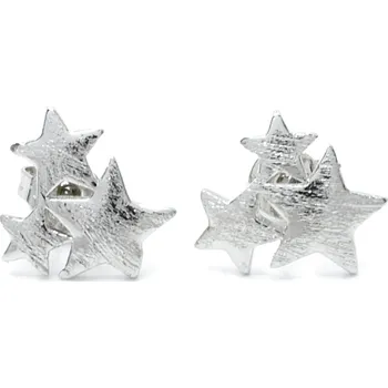 Náušnice Stříbrné náušnice hvězdy Graceful