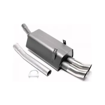 Tlumič výfuku Sportovní tlumič výfuku 2x76mm BMW 3 Limuzína (E36) - 320i+323i --