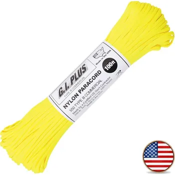 Šňůra padáková Paracord 550lb 7 Strand Core 30m Svítivěžlutá (Šňůra padáková Paracord 550lb 7 Strand Core 30m Svítivěžlutá)