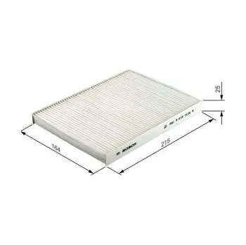 Kabinový filtr Kabinový filtr Fiat IDEA Van (350_) Bosch - 1.4, JTJTD, MJTD