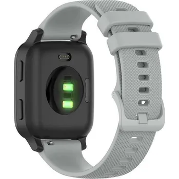 Příslušenství k chytrým hodinkám eses Silikonový řemínek - Jemně vzorovaný šedý, 16 mm