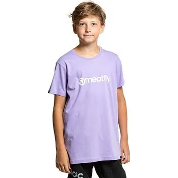 Chlapecké tričko Meatfly dětské tričko Bart Dusty Purple | Fialová | Velikost 134 | 100% bavlna