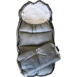 Fusak maxi a rukávník - Šedý SET Harmonia