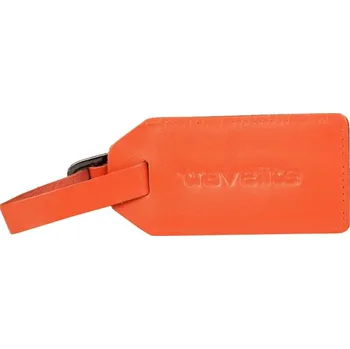 Travelite kožená jmenovka II oranžová