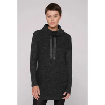 Dámské šaty Soccx ŠATY ST2409-7316-21 S, Černá