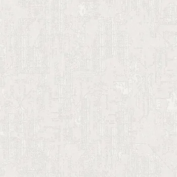 Tapeta AdaWall Vliesová tapeta na zeď, bílá, látková textura, 23212-1, Omega, AdaWall, velikost 10 x 1,06 m