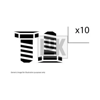 Setrvačník motoru Šrouby setrvačníku 10ks Volvo XC90 I (275) - LUK