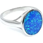 Šperky Jan Kos Jan Kos jewellery Stříbrný prsten s modrým opálem 12118812