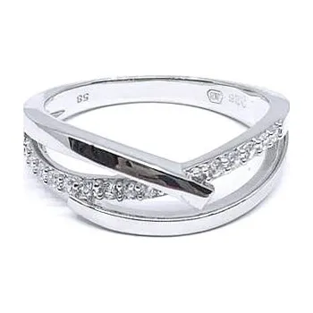 Prsten Jan Kos jewellery Stříbrný prsten MHT-3066/SW60