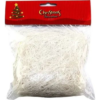 Bytová dekorace Andělské vlasy 20g bílé