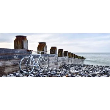 Obraz Bondecor Obraz tisk na plátno, 50x120 cm, Moře-kolo